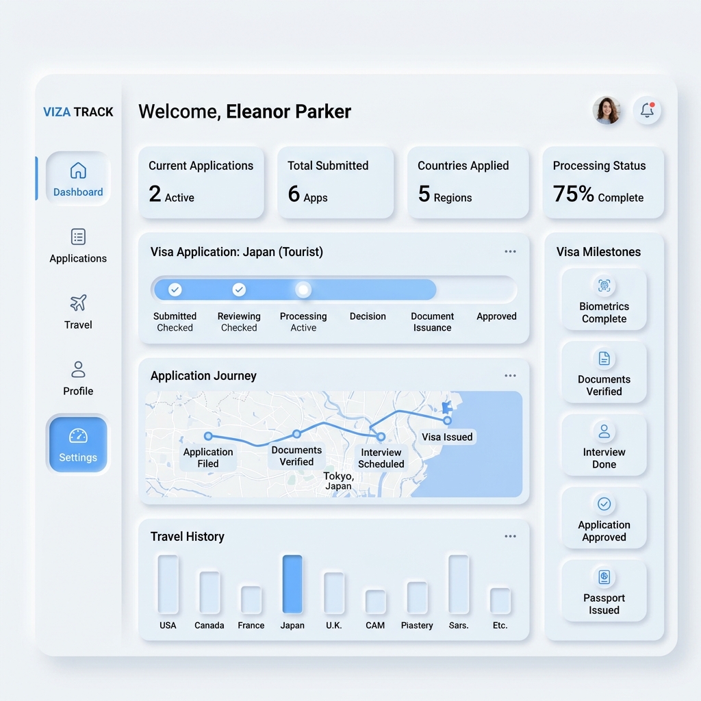 Nesh Live Visa Tracking Portal